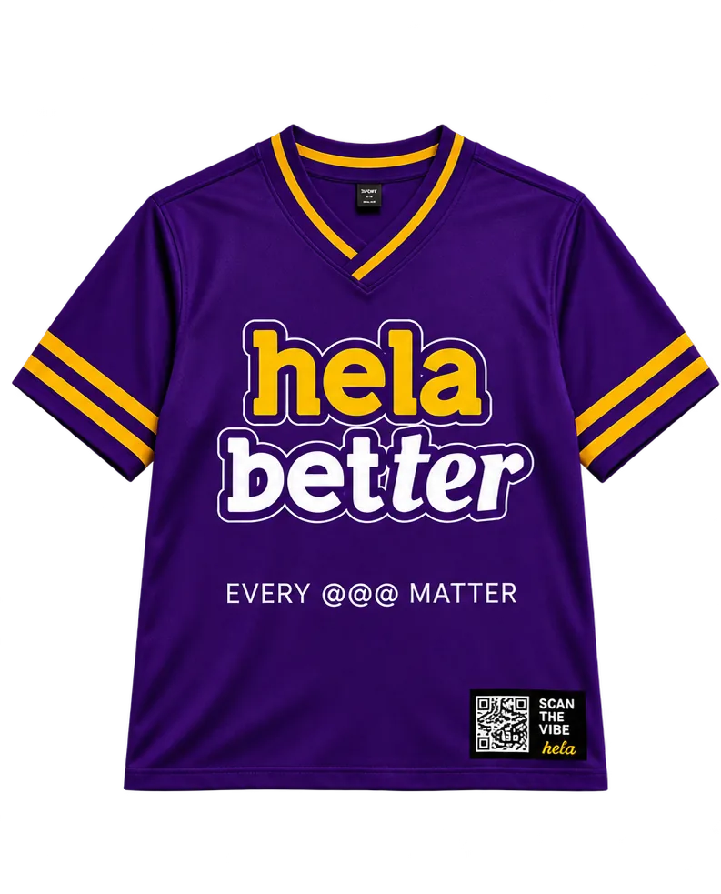 Camisa roxa Helabetter, vista da frente
